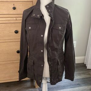 Lucky Brand charcoal gray utility jacket
